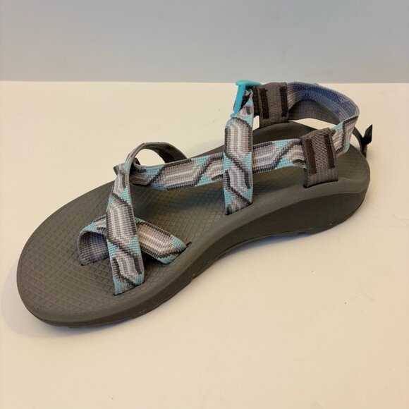 Chaco Shoes - Chaco Z Cloud 2 Z2 Size 8 Women Candy Gray Turquoise Sport Sandal EUC
